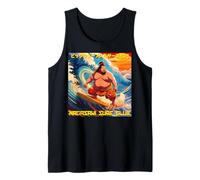 Surfeando Las Grandes Olas! Nagasaki Surf Club Camiseta sin Mangas