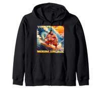Surfeando Las Grandes Olas! Nagasaki Surf Club Sudadera con Capucha