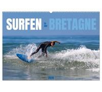 Surfen in der Bretagne (Wandkalender 2026 DIN A2 quer), CALVENDO Monatskalender: Wellenactionen pur: Ein Jahr Surfvergnügen für die Wand. Atemberaubende Momentaufnahmen und imposante Moves.