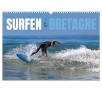 Surfen in der Bretagne (Wandkalender 2026 DIN A3 quer), CALVENDO Monatskalender: Wellenactionen pur: Ein Jahr Surfvergnügen für die Wand. Atemberaubende Momentaufnahmen und imposante Moves.