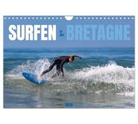 Surfen in der Bretagne (Wandkalender 2026 DIN A4 quer), CALVENDO Monatskalender: Wellenactionen pur: Ein Jahr Surfvergnügen für die Wand. Atemberaubende Momentaufnahmen und imposante Moves.