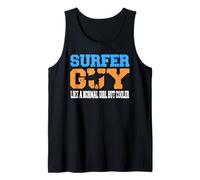 Surfer Chico Humor como Una Chica Normal Pero Más Genial Camiseta sin Mangas