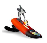 Surfer Dudes Legends & Surfer Pets - Juguete de playa para mascotas y tabla de surf con impulsado por ondas, justicia y rizado