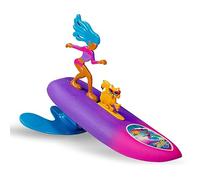 Surfer Dudes Legends & Surfer Pets - Juguete de playa para mascotas y tabla de surf con impulsado por ondas, Tahiti Nikki y Meowi