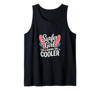 Surfer Girl Funny Diciendo como una Chica Normal Pero más Fresco Camiseta sin Mangas