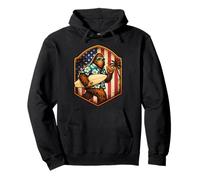 Surfer Sasquatch Big Foot Amante del Surf Dude Shaka USA Sudadera con Capucha