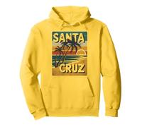 Surfer Surfing Años 70 80 Santa Cruz California Vintage Surf Sudadera con Capucha