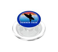 Surfing Hawaiano Verano Los Ángeles Vintage Playa Tropical PopSockets PopGrip para MagSafe