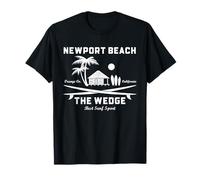 Surfing Newport Beach The Wedge Orange County California Arte Camiseta