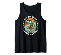 Surfing Shark Bite The Swell Ocean Big Boss Verano Camiseta sin Mangas
