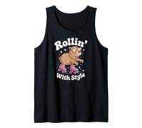 Surfing Surf Skate Capybara Capibara Carpincho Skating Camiseta sin Mangas