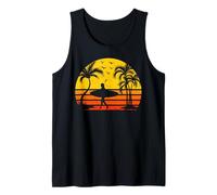Surfing Surfista - Surfing Puesta de Sol Tabla de Surf Surfista Camiseta sin Mangas