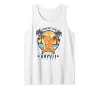 Surfing Time, Hawái, California, playa, retro, vintage, hawaiano Camiseta sin Mangas