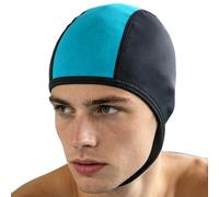 Surfing Wetsuit Hood, Non Slip Neoprene Swim Cap with Chin Strap Thermal Protection Headgear, Flexible Diving Hood Sun Shield Water Sports Gear for Beach Party Lake River Sea Camping Outdoor Use