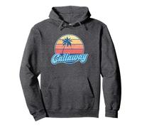 Surfista Retro clásico de los 70 de Callaway Florida FL Sudadera con Capucha