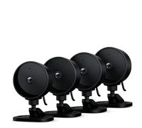 Surfola 4 cámaras de Seguridad para Interiores, 1080p, Seguridad doméstica, detección de Movimiento/Sonido, cámara de Seguridad doméstica, Audio bidireccional, visión Nocturna, Alarma, SD y Nube