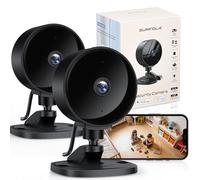 Surfola Cámara de Seguridad para Interiores, cámara de Seguridad 1080P, Seguridad en el hogar, detección de Movimiento/Ruido, cámara de Seguridad para el hogar, Audio bidireccional, visión Nocturna