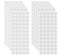 SURFOU 600 Piezas Puntos Autoadhesivos Redondos 20mm, Gancho y Bucle, Extra Fuertes y Auto-Adhesivos, para Alfombras, Manualidades, Fotos y Organización del Hogar (300 Pares)