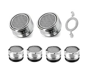 SURFOU Aireador Grifo Cocina, Paquete De 6 Unidades Filtro M24 Para Difusor Boquilla Grifos Agua Lavabo Universal, Aireadores Filtros Baño Pequeño Recambio Para Fregadero Bañera