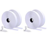 SURFOU Cinta Adhesiva Doble Cara 15 m x 20 mm, Extra Fuerte, Sistema de Gancho y Bucle Macho y Hembra, para Mosquiteras, Cortinas, Uso Multiusos en el Hogar y DIY (Paquete de 2)