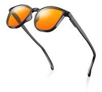 SURFOU Gafas Luz Azul Anti, Blue Light Glasses, Ordenador Bloqueo Pantalla Ray, Gaming Con Naranjas Cristal Blocking Azules Ray Protección Adolescente Ocular Videojuegos