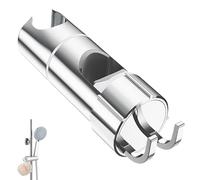 SURFOU Soporte Ducha Ajustable, Alcachofa Suporte Regulable Deslizamiento, Barra 25mm Support, Sujeta Cabezal Shower Head Holder para Baño con Colgador Enganche