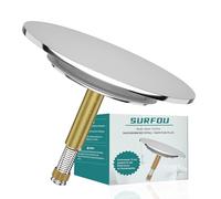 SURFOU Tapon Bañera Ø 72mm, Tapón de Desagüe con Junta de 44mm, Cierre para Desagüe de Tapones Lavabo Baño, Stopper Universal para Drenaje