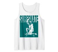 Surfskate. Para surfistas a los que les gusta el street surf Camiseta sin Mangas