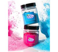 SurgeFX Gender Reveal - Kit de fiesta de espuma con aditivos colorantes vibrantes rosa y azul, seguro para mascotas y humanos, fácil de usar y no tóxico para celebraciones memorables