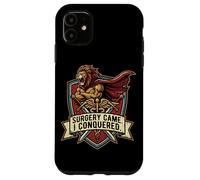 Surgery Came I Conquered Lion Recovery Post Gift Op Survivor Carcasa para iPhone 11