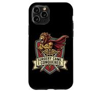 Surgery Came I Conquered Lion Recovery Post Gift Op Survivor Carcasa para iPhone 11 Pro