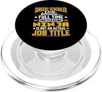 Surgery Scheduler Job Title Funny Surgical Coordinator Clerk PopSockets PopGrip para MagSafe