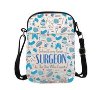 Surgical Tech Apreciation Gift Surg Tech Cross Body Bag Quirúrgico Tecnólogo Messenger Bag Quirúrgico Sala de Operaciones Regalo de Enfermera, Cirujano Cb, 15*21*2cm