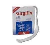 Surgifix Red tubular elástica de 25 m. Tamaño: 5 (ideal para cabeza, rodilla, pierna, muslo)