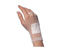 Surgifix - Red Tubular Elástica Poly, Talla 2, para la Fijación de Compresas, Gasas y Vendajes para Muñecas y Manos, Longitud de Tensión 25 m, Color Blanco, Made in Italy, 1 pieza