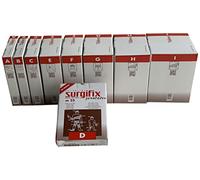 Surgifix - Red Tubular Elástica Zerolatex, Talla C/D, para la Fijación de Compresas, Gasas y Apósitos de Pie, Talón, Tobillo, Longitud de Tensión 25 m, Color Blanco, Made in Italy, 1 pieza
