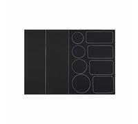Suriba Parches Ropa Termoadhesivos Negro 20 * 15cm 3pcs, Pack Parche Plumifero para Tiendas de Campaña Chaqueta de Plumón Paraguas Sacos de Dormir Mochila
