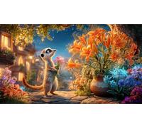 Suricata 1000 Piezas Puzzle para Adultos Papel Reciclado Extremadamente difícil Desafiante para decoración Mural y Regalos 38x26cm/1000pcs