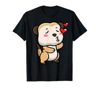 Suricata besando besos diseño animal hombres mujeres niños Camiseta