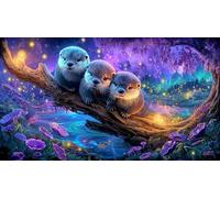 Suricata Puzzle para Adultos 1000 Piezas Juego de Puzzle Juego desafiante para decoración Mural y Regalos Idea 70x50cm/1000pcs