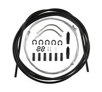 SURIEEN Kit Cable Freno Bicicleta y Cable de Fideos de Freno en V para Bicicleta, 2 Tubos Guía de Cable y 2 Mangueras de Plástico para Bicicleta de Carretera y de Montaña, MTB