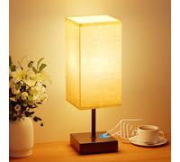 Suright Lámparas de Mesita de Noche Táctil Regulable, Lámpara Mesita Noche con Regulación Continua y Función de Memoria, Lámpara de Mesa Pequeña para Dormitorio Salón (Bombilla Incluida)