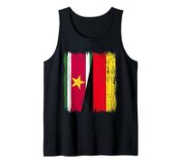 Surinam Alemania Media Bandera Herencia Alemana de Surinam Camiseta sin Mangas