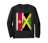 Surinam Jamaica Media Bandera Patrimonio jamaicano de Surinam Manga Larga