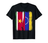 Surinam Venezuela Media Bandera Surinamesa Venezolana Jersey Camiseta