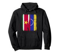 Surinam Venezuela Media Bandera Surinamesa Venezolana Jersey Sudadera con Capucha