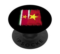 Surinam Vietnam Media Bandera Surinamesa Vietnamita Historia PopSockets PopGrip Adhesivo