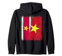 Surinam Vietnam Media Bandera Surinamesa Vietnamita Historia Sudadera con Capucha