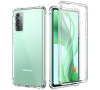 SURITCH - Carcasa para Samsung S20 FE de 360°, Transparente a Prueba de Golpes, Silicona antigolpes, antigolpes, [Ultra Hybrid] Integrale Anti-arañazos Full Body Protection Funda con protección para