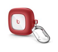 SURITCH Funda Compatible con la Cubierta Beats Fit Pro [Slim-Fit] [Anti-Caída],Funda Portátil de TPU a Prueba de Golpes con Clip para Llavero para Beats Fit Pro (Beats Rojo)